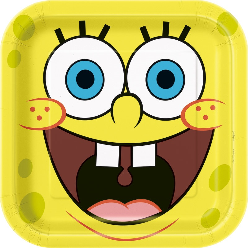 Sponge Bob Birthday Party Dinner Plates